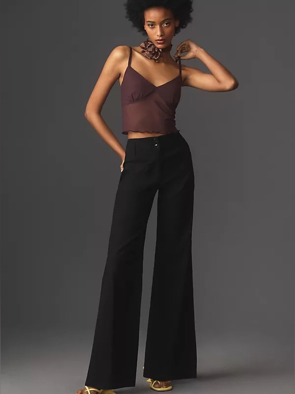 Anthropologie Maeve High Rise Wide-Leg Junie Jean, EUC